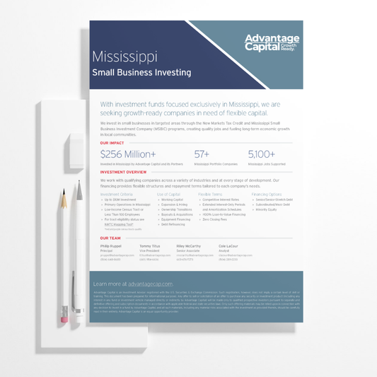 State One Pager - Sourcing